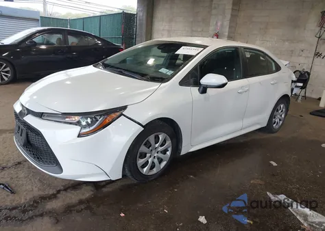 2022 Toyota Corolla Le z USA, uszkodzony, nr VIN 5YFEPMAE4NP287147